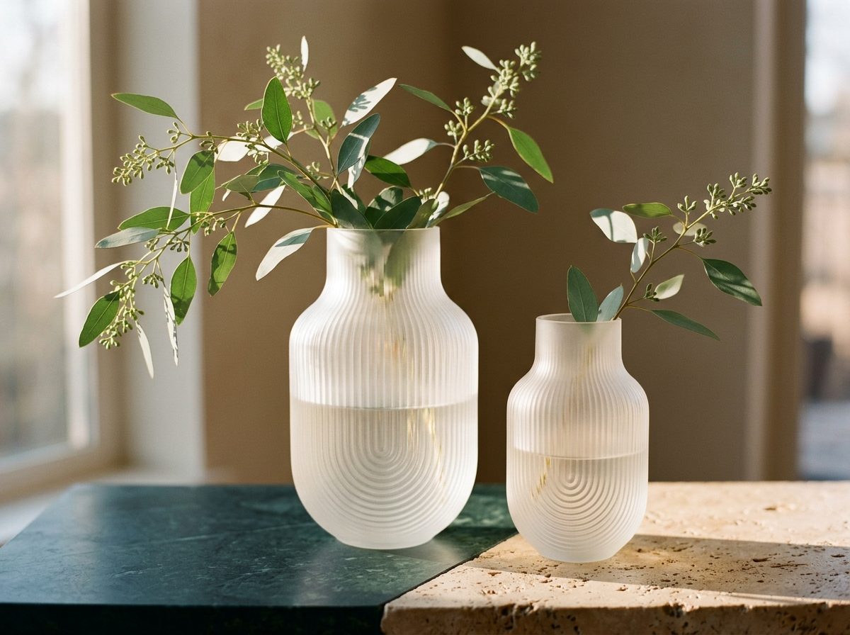 Artistic editorial still life representing acoustic clarity, breath, and sensory balance