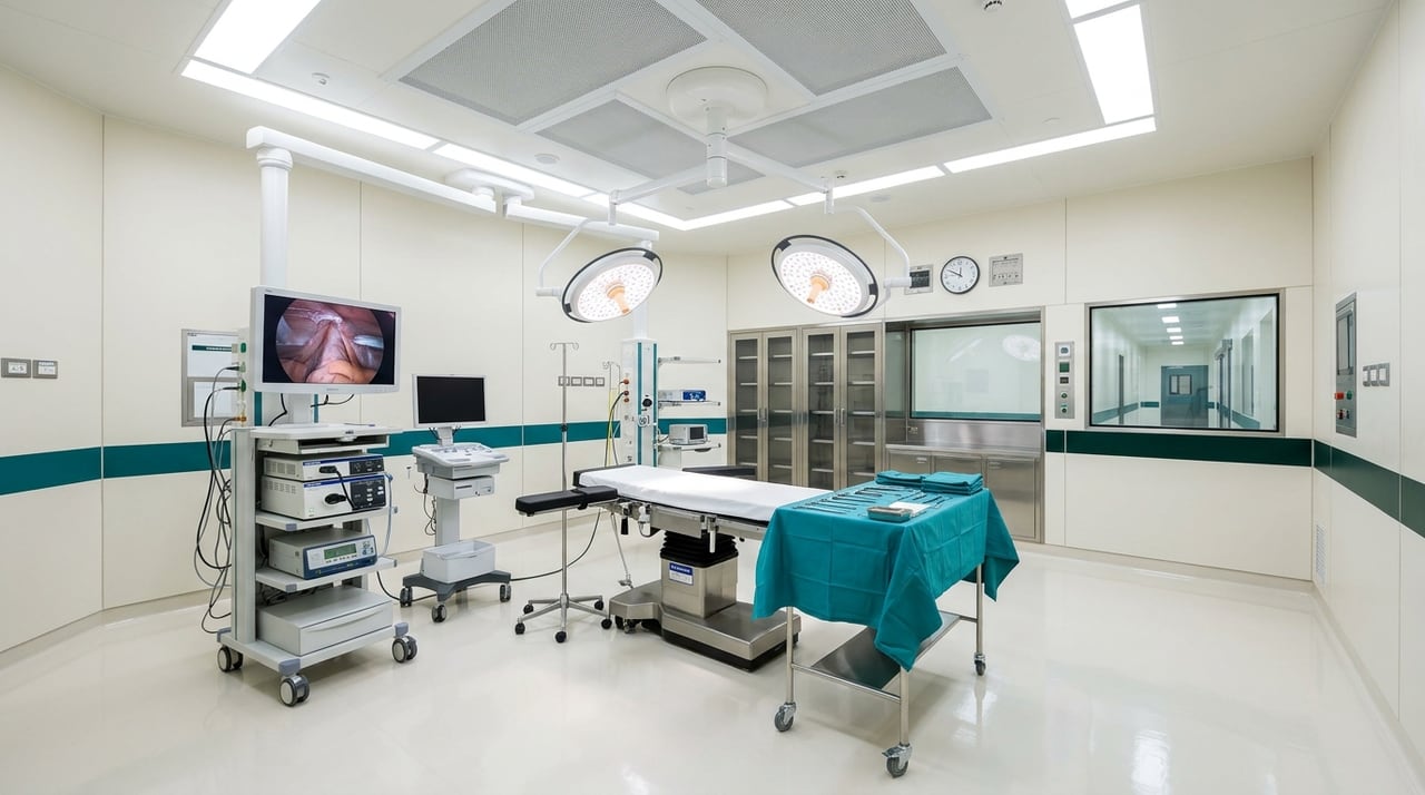 Modern Modular Operation Theatre for General and Laparoscopic Surgery at Pandocx Hospital